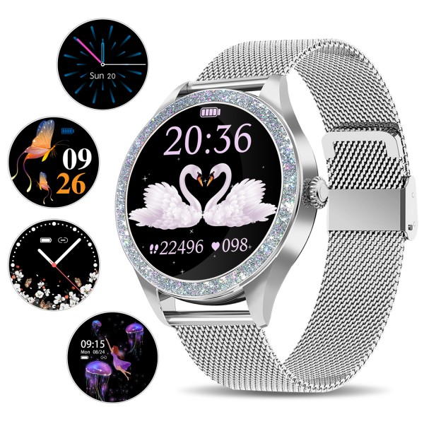 YOCUBY YY01 Smart Watch for Women, Bluetooth Fitne...